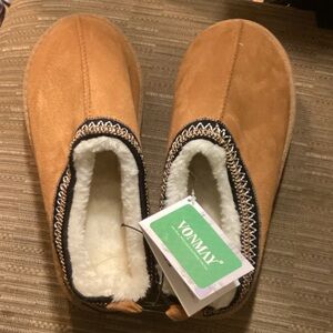 ✨VONMAY👣Women's Brown Slippers with Plush Lining⚡️💫Medium (9~10)